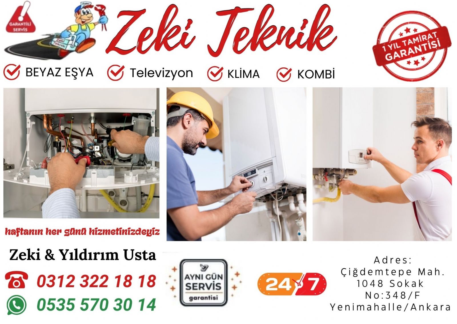 Şentepe Bosch Kombi Servisi